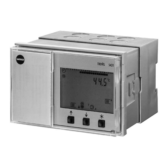 Samson TROVIS 5400 Notice De Montage Et De Mise En Service