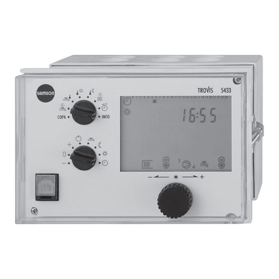 Samson TROVIS 5400 Notice De Montage Et De Mise En Service