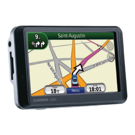 Garmin Nuvi 705 Serie Manuel D'utilisation