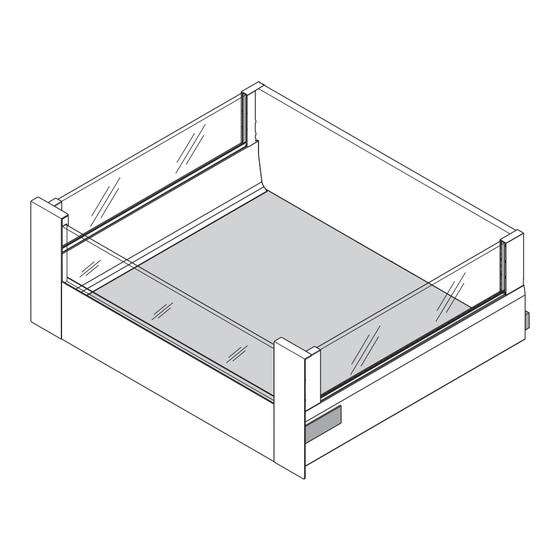 blum TANDEMBOX intivo Mode D'emploi