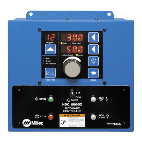 Miller HDC 1500DX Manuel De L'utilisateur