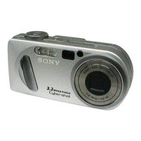 Sony Cyber-shot DSC-P8 Mode D'emploi