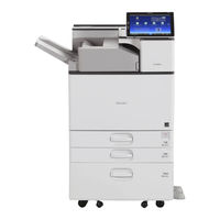 Ricoh SP 8400DN Guide D'installation Rapide