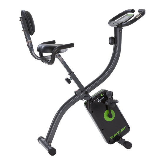 Tunturi Cardio Fit B25 X-Bike Manuel De L'utilisateur