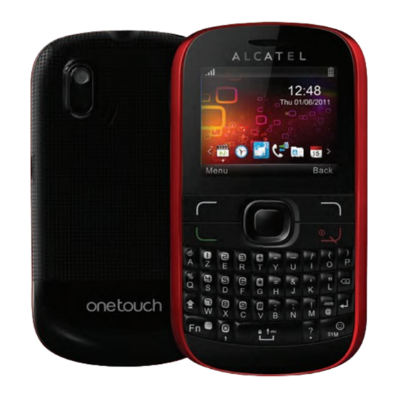 Alcatel Onetouch 385 Manuels