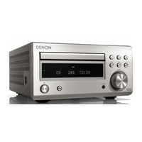 Denon RCD-M41 Guide De Démarrage Rapide
