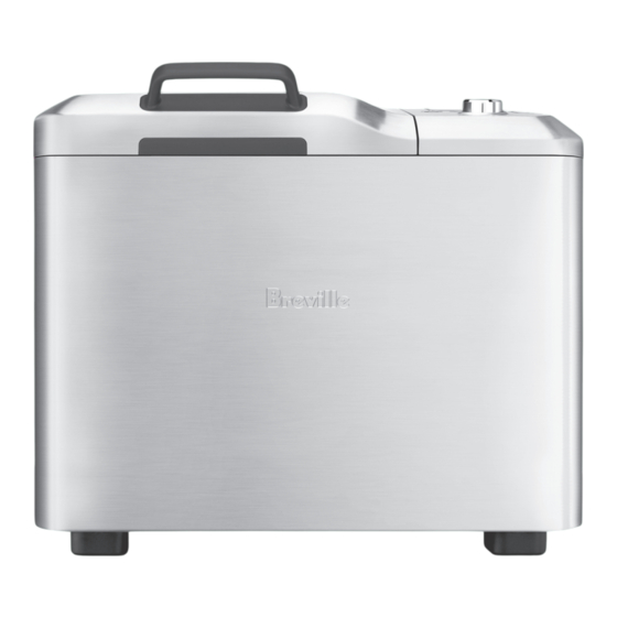 Breville the Custom Loaf BBM800XL Mode D'emploi