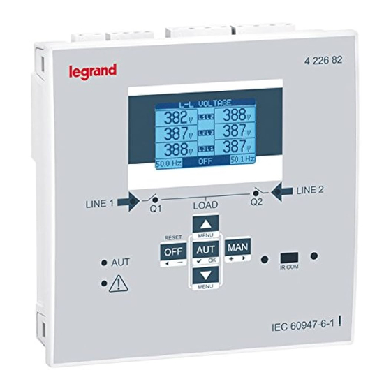 LEGRAND 4 226 82 Manuel D'installation Et D'utilisation