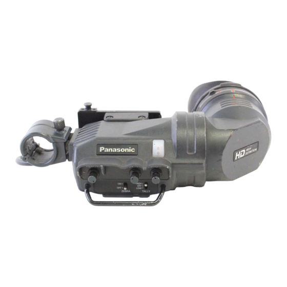Panasonic AJ-HVF21G Mode D'emploi