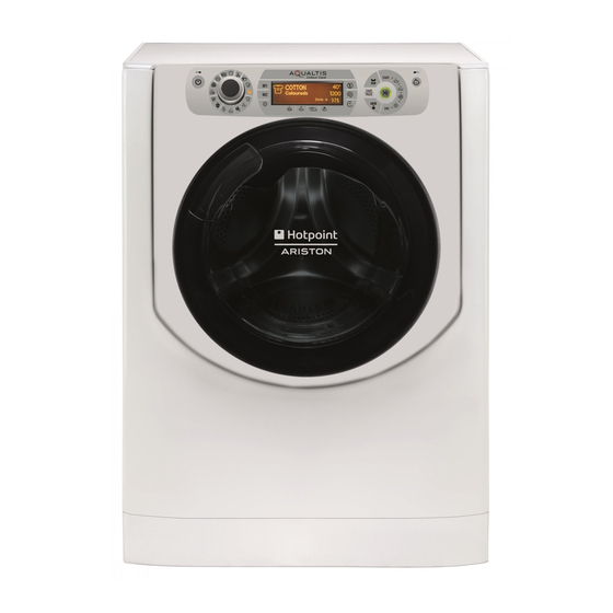 Hotpoint Ariston AQUALTIS AQD1171D 69ID Mode D'installation Et D'emploi