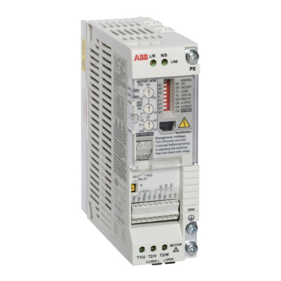 ABB ACS55 Guide De L'utilisateur