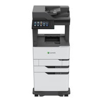 Lexmark MX822 Guide De L'utilisateur