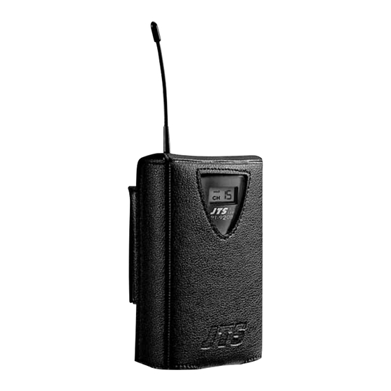 Monacor International JTS PT-920B Mode D'emploi