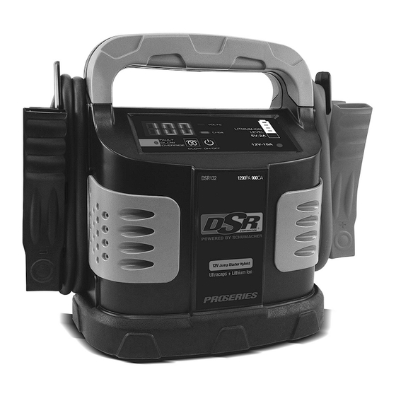 Schumacher Electric DSR PRO Série Manuel D'utilisation