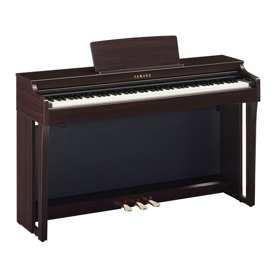 Yamaha Clavinova CLP-625 Manuels