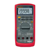 Fluke 87V Ex Mode D'emploi