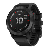 Garmin GAMME FĒNIX 6 PRO Manuel D'utilisation