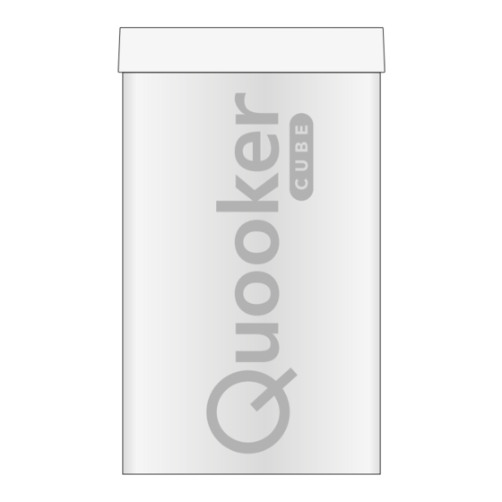 Quooker CUBE Manuel D'installation