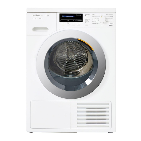 Miele TKG 640 WP Mode D'emploi