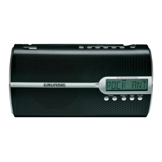 Grundig Music 51 DAB+ Mode D'emploi