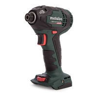 Metabo SSD 18 LTX 200 BL Notice D'utilisation Originale