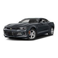 Chevrolet Camaro 2016 Manuel Du Propriétaire