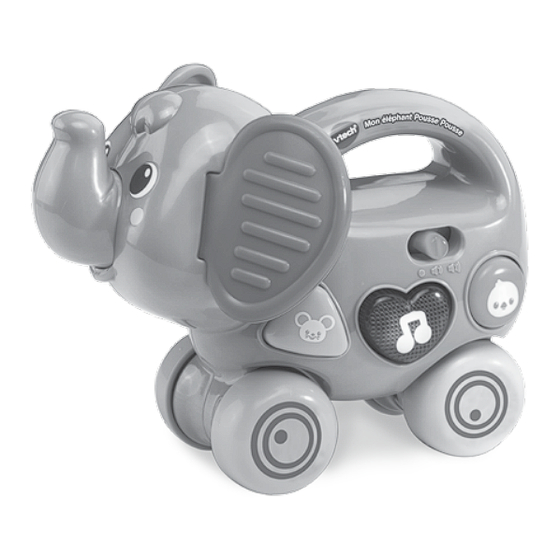 VTech baby Mon éléphant Pousse Pousse Manuel D'utilisation