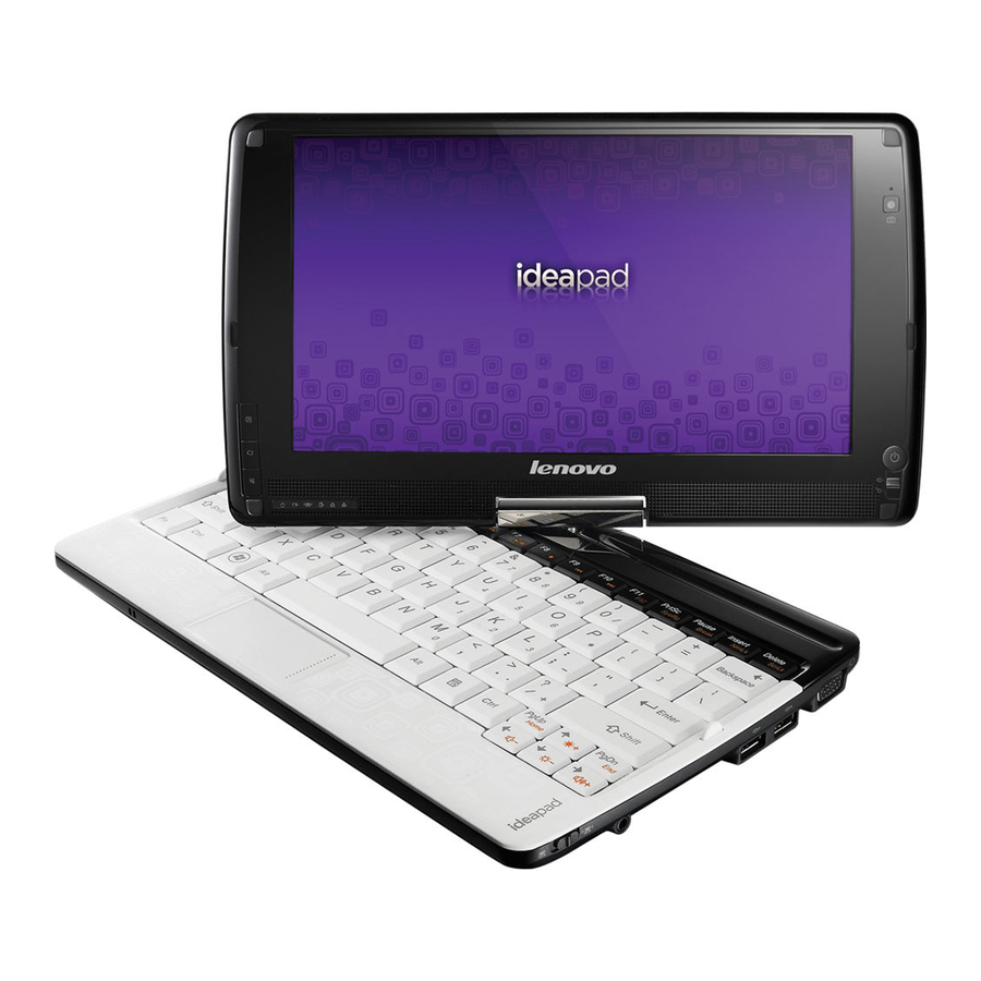 Lenovo IdeaPad S10-3t Guide De L'utilisateur