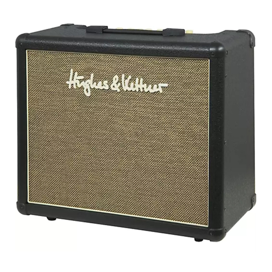 Hughes & Kettner Edition Tube 20th Anniversary Mode D'emploi