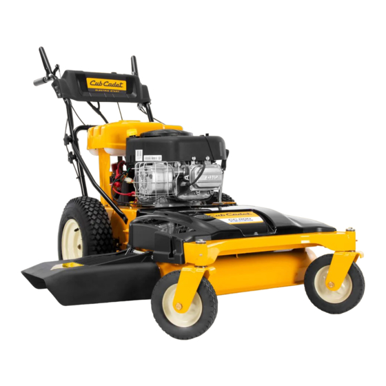 Cub Cadet CC 800 Manuel De L'utilisateur