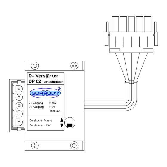 Schaudt DP 02 Instructions De Service
