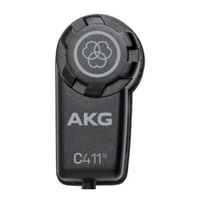 Harman AKG C411 Mode D'emploi