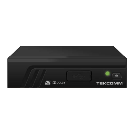 Tekcomm TCT2100 Manuel D'utilisation