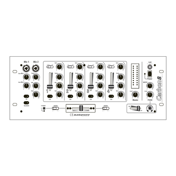 audiophony CARBON 8 Guide De L'utilisateur