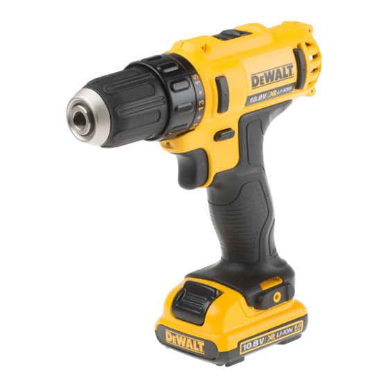 DeWalt DCD710 Mode D'emploi