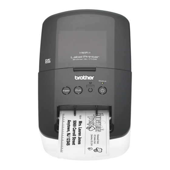 Brother QL-710W Guide De L'utilisateur