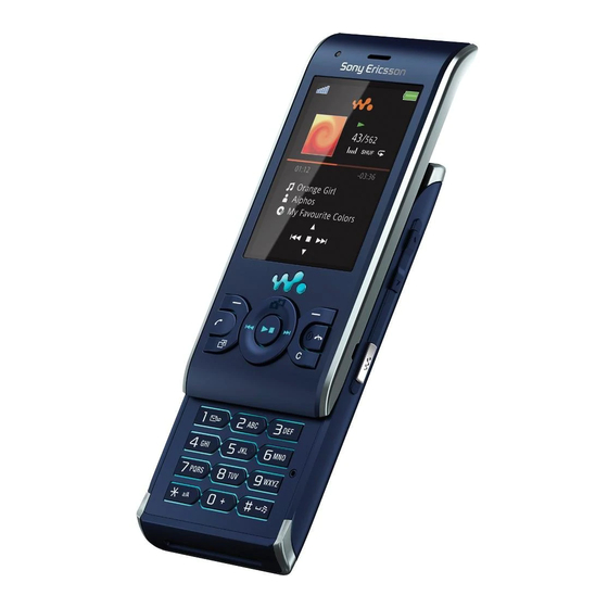 Sony Ericsson W595 Mode D'emploi