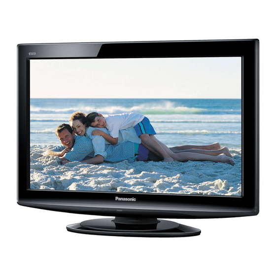 Panasonic TC-L26X1 Manuel D'utilisation