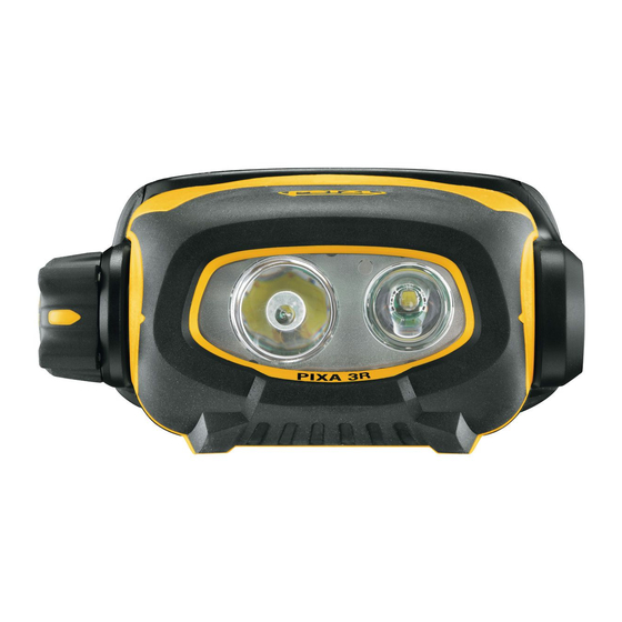 Petzl PIXA 3R Mode D'emploi