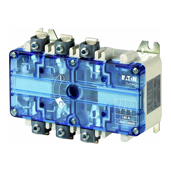 Eaton DMVS160N Notice D'installation