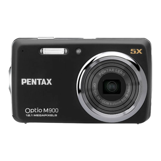 Pentax Optio M90 Manuel D'utilisation