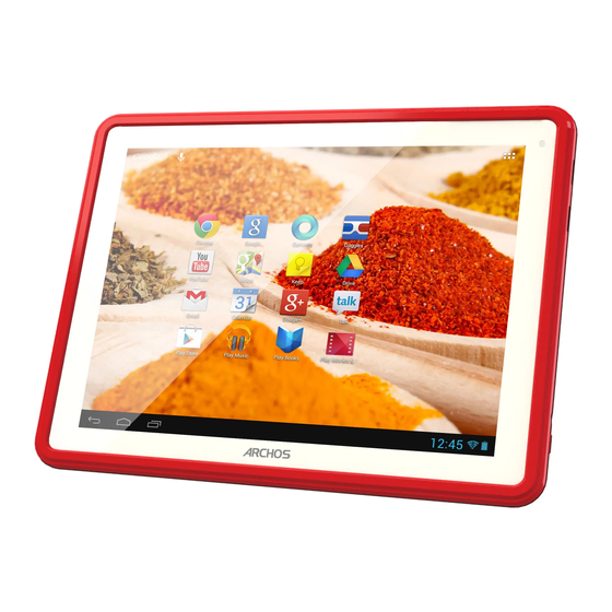 Archos ChefPad Mode D'emploi