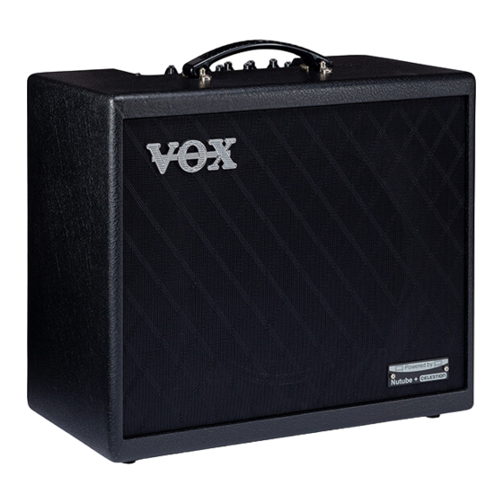 Vox Cambridge50 Manuels