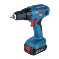 Bosch GSR 1800-LI Professional Notice Originale