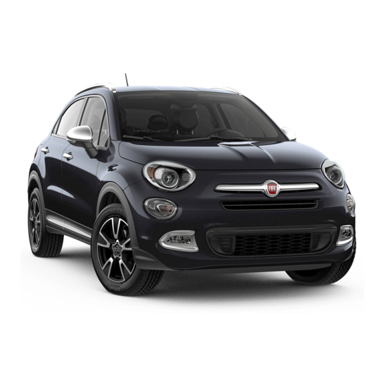 Fiat 500L 2018 Notice D'entretien