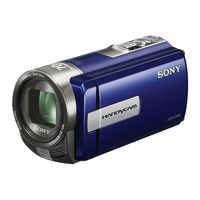 Sony Handycam DCR-SX85 Mode D'emploi