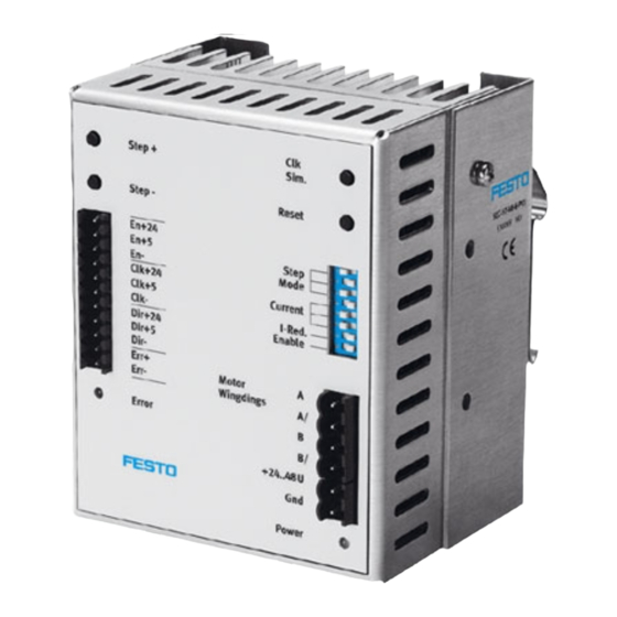 Festo SEC-ST-48-6-P01 Manuel