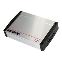 Kicker KX400.4 Mode D'emploi