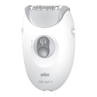 Braun Silk épil 3 Mode D'emploi