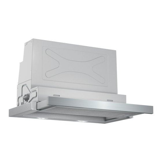 Bosch DFS067A50 Notice D'utilisation Et De Montage